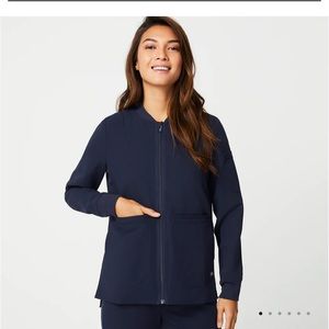 Figs Bellery Jacket: Navy/Small
